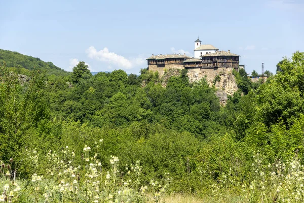 Vista Estiva Del Monastero Medievale Glozhene San Giorgio Regione Lovech — Foto Stock