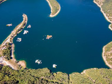 Vacha (Antonivanovtsi) Reservoir, Rodop Dağları, Filibe Bölgesi, Bulgaristan