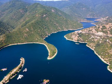 Vacha (Antonivanovtsi) Reservoir, Rodop Dağları, Filibe Bölgesi, Bulgaristan