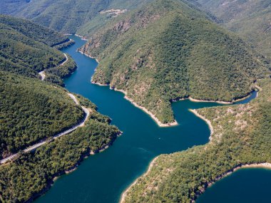 Vacha (Antonivanovtsi) Reservoir, Rodop Dağları, Filibe Bölgesi, Bulgaristan