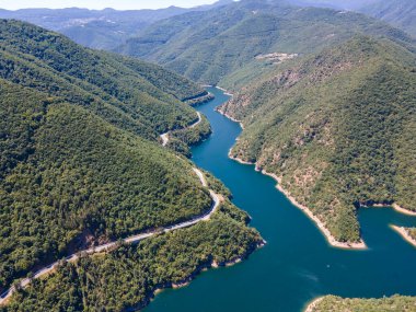 Vacha (Antonivanovtsi) Reservoir, Rodop Dağları, Filibe Bölgesi, Bulgaristan