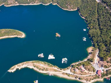 Vacha (Antonivanovtsi) Reservoir, Rodop Dağları, Filibe Bölgesi, Bulgaristan