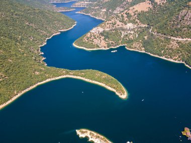 Vacha (Antonivanovtsi) Reservoir, Rodop Dağları, Filibe Bölgesi, Bulgaristan