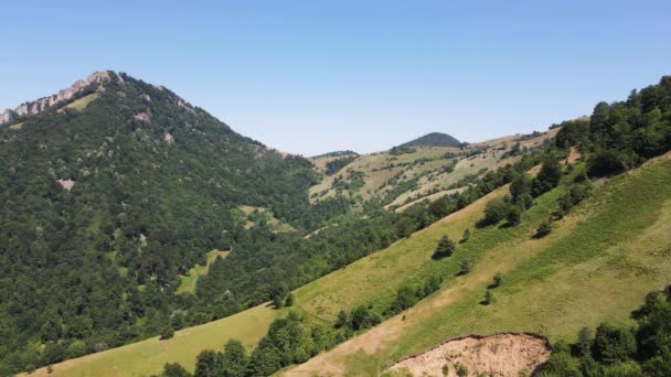 Vista Aérea Montanha Dos Balcãs Perto Cidade Teteven Região Lovech — Vídeo de Stock