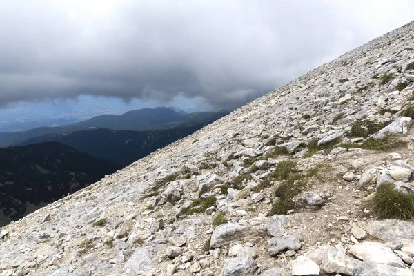 Paisaje Increíble Vihren Peak Montaña Pirin Bulgaria — Foto de Stock