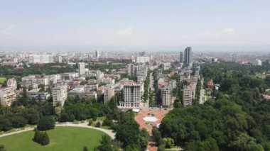 Bulgaristan 'ın Sofya kentindeki South Park' ın şaşırtıcı hava manzarası