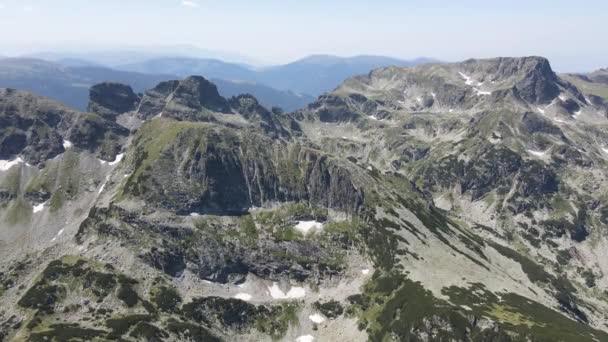 Incroyable Vue Aérienne Montagne Rila Près Sommet Chameau Bulgarie — Video