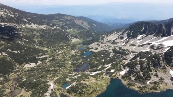 Vue Aérienne Incroyable Près Sommet Dzhangal Pirin Mountain Bulgarie — Video