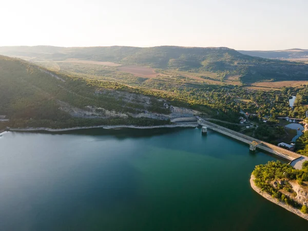 Luftaufnahme Des Aleksandar Stamboliyski Stausees Regionen Gabrovo Und Veliko Tarnovo — Stockfoto