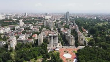 Bulgaristan 'ın Sofya kentindeki South Park' ın şaşırtıcı hava manzarası