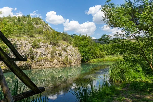 Amazing Landscape Iskar Panega Geopark Gold Panega River Bulgaria — Stock Photo, Image