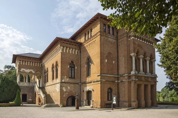 Vista Incrível Palácio Mogosoaia Perto Cidade Bucareste Romênia — Fotografia de Stock