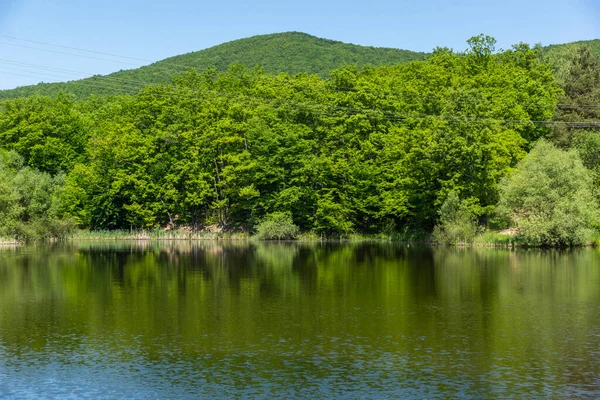 Úžasná Krajina Jezera Sua Gabra Lozenské Hoře Sofijský Kraj Bulharsko — Stock fotografie