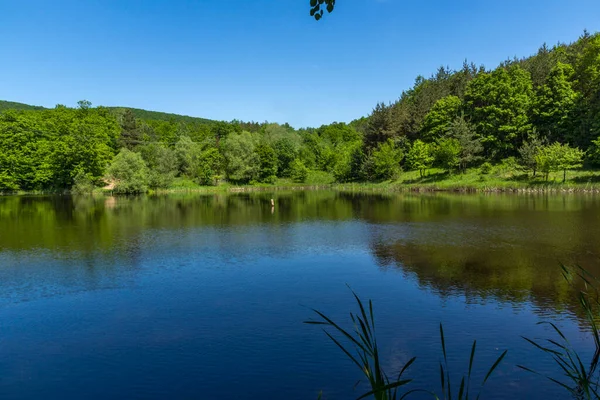 Úžasná Krajina Jezera Sua Gabra Lozenské Hoře Sofijský Kraj Bulharsko — Stock fotografie