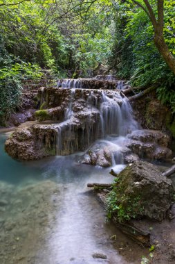 Kruşuna Şelaleleri, Lovech bölgesi, Bulgaristan 'ın inanılmaz manzarası