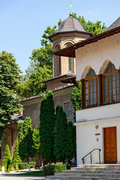 Bucharest Roemenië August 2021 Middeleeuws Antiem Klooster Van Allerheiligen Boekarest — Stockfoto