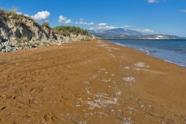 Amazon manzaralı Xi plajı, Kefalonia, İyon Adaları, Yunanistan