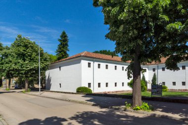 VIDIN, BULGARIA - 23 Mayıs 2021: Bulgaristan 'ın Vidin kentinin merkezindeki Kışla Müzesi