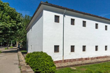 VIDIN, BULGARIA - 23 Mayıs 2021: Bulgaristan 'ın Vidin kentinin merkezindeki Kışla Müzesi