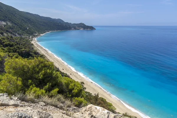 Kokkinos Vrachos Beach, Lefkada, Ionian Islands — Stok fotoğraf