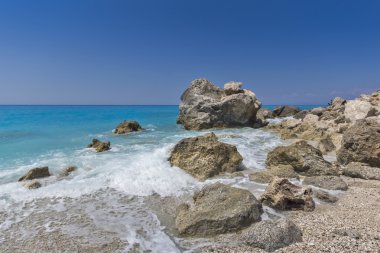 Megali Petra Beach, Lefkada, Ionian Islands