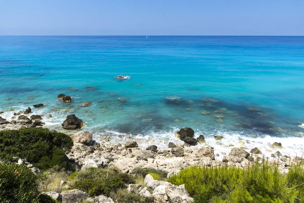 Agios Nikitas Beach, Lefkada, Wyspy Jońskie — Zdjęcie stockowe