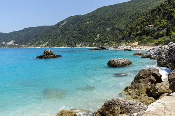 Agios Nikitas Beach, Lefkada, Joniska öarna — Stockfoto