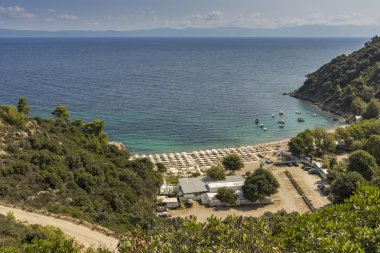Oneirou Beach Manassu, Chalkidiki, Sithonia, orta Makedonya