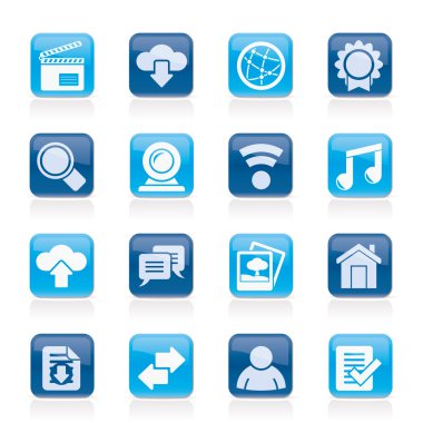 İnternet ve Web sitesi simgeleri