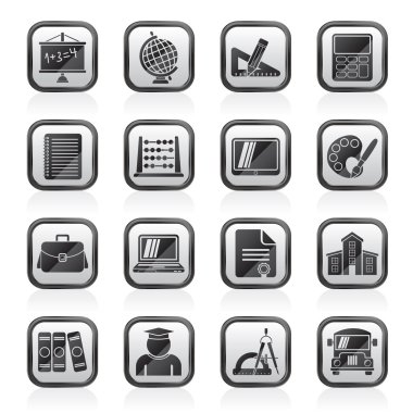 okul ve eğitim simgeleri