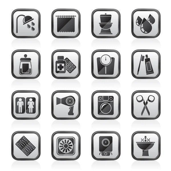 Bathroom and Personal Care icons — Stock Vector