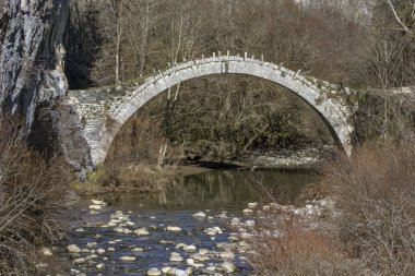 Kontodimos Köprüsü, Pindus Dağları, Zagori, Epirus