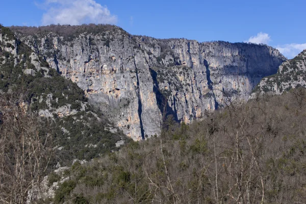 Vikos desfiladeiro e Pindus Montanhas, Zagori, Epiro — Fotografia de Stock