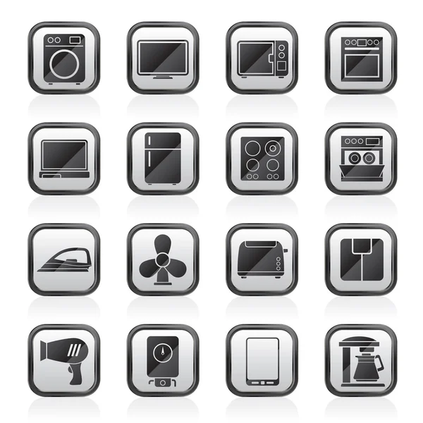 Home appliance icons — Stock Vector