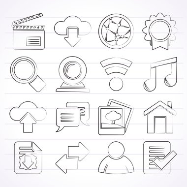 İnternet ve Web sitesi simgeleri