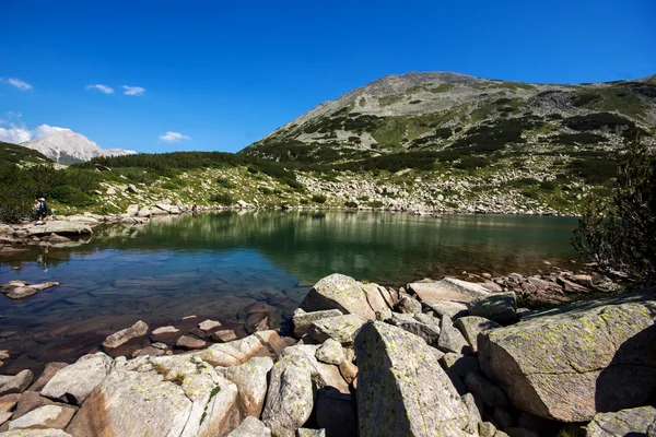 Der lange See, der Pirinberg — Stockfoto