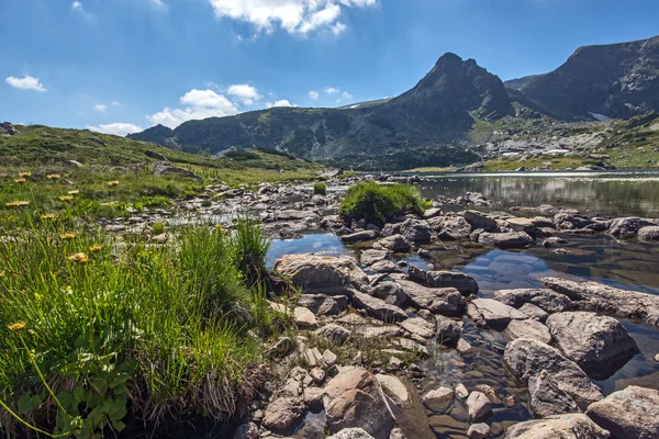 Danau Trefoil, Tujuh Danau Rila, Gunung Rila — Stok Foto