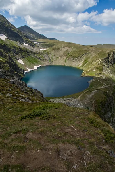 O lago de olho, os sete lagos de Rila, montanha de Rila — Fotografia de Stock