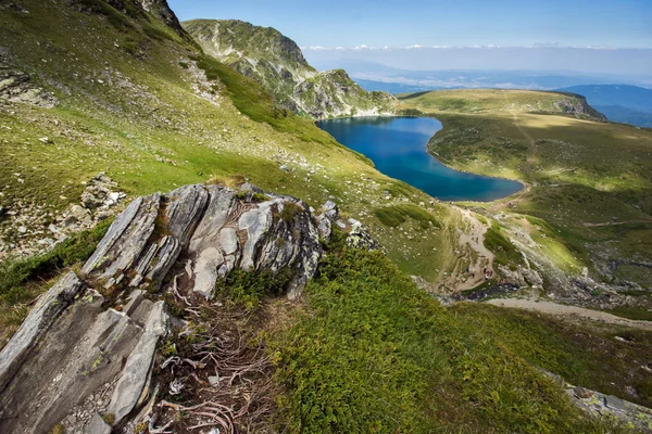 Il lago dei reni, i sette laghi di Rila, montagna di Rila — Foto Stock