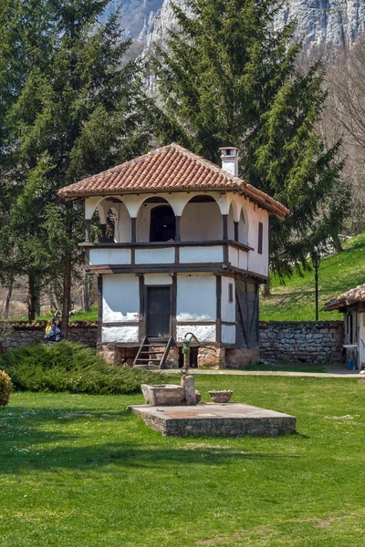 Panorama do Mosteiro medieval de Poganovo de São João, o Teólogo — Fotografia de Stock