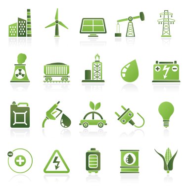 Güç, enerji ve elektrik kaynağı simgeleri