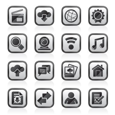 İnternet ve Web sitesi simgeleri