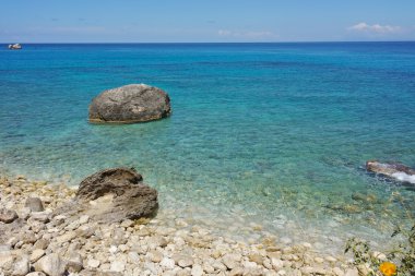 Agios Ioannis Beach, Lefkada, Ionian Islands sularına mavi