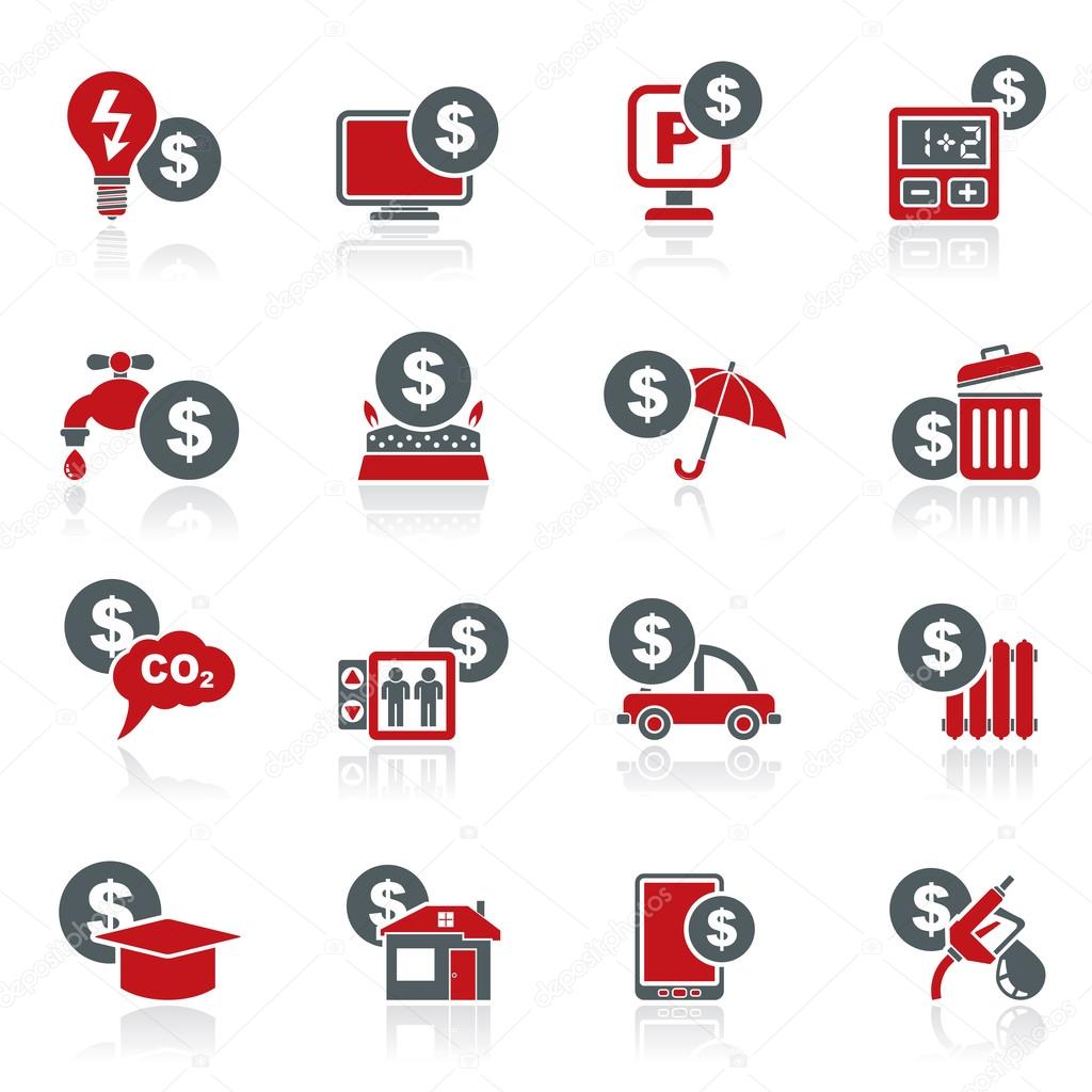payment of  bills icons