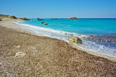 panoramik megali petra Beach, lefkada