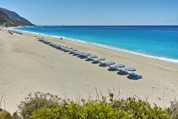 Panoramic view of Katisma Beach, Lefkada — Stock Photo, Image