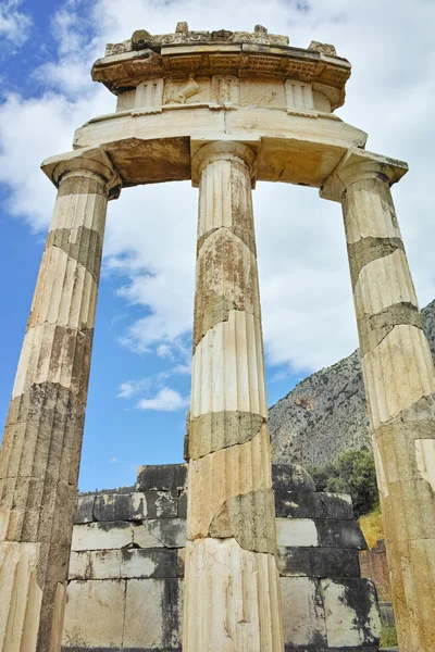 Athena Pronaia heiligdom in Delphi — Stockfoto