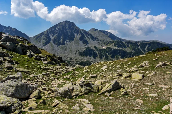 The Tooth, the Dolls and the Yalovarnika peaks in Pirin Mountain