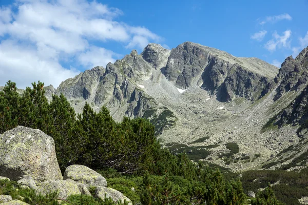 Fantastiska panorama av de Yalovarnika topparna i berget Pirin — Stockfoto