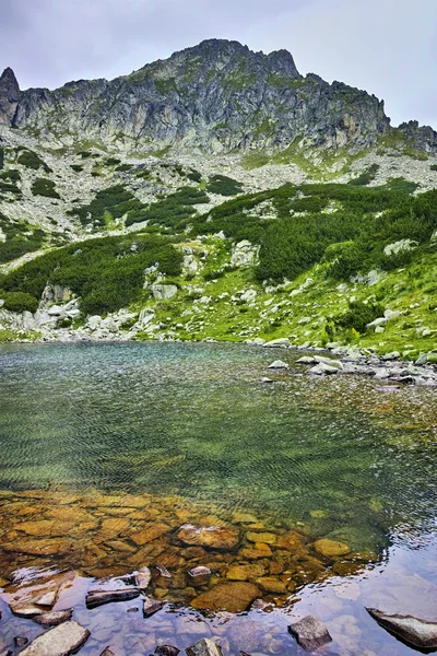 Amazing Panorama of Samodivski Lakes and Dzhangal Peak, Pirin Mountain — Stok Foto